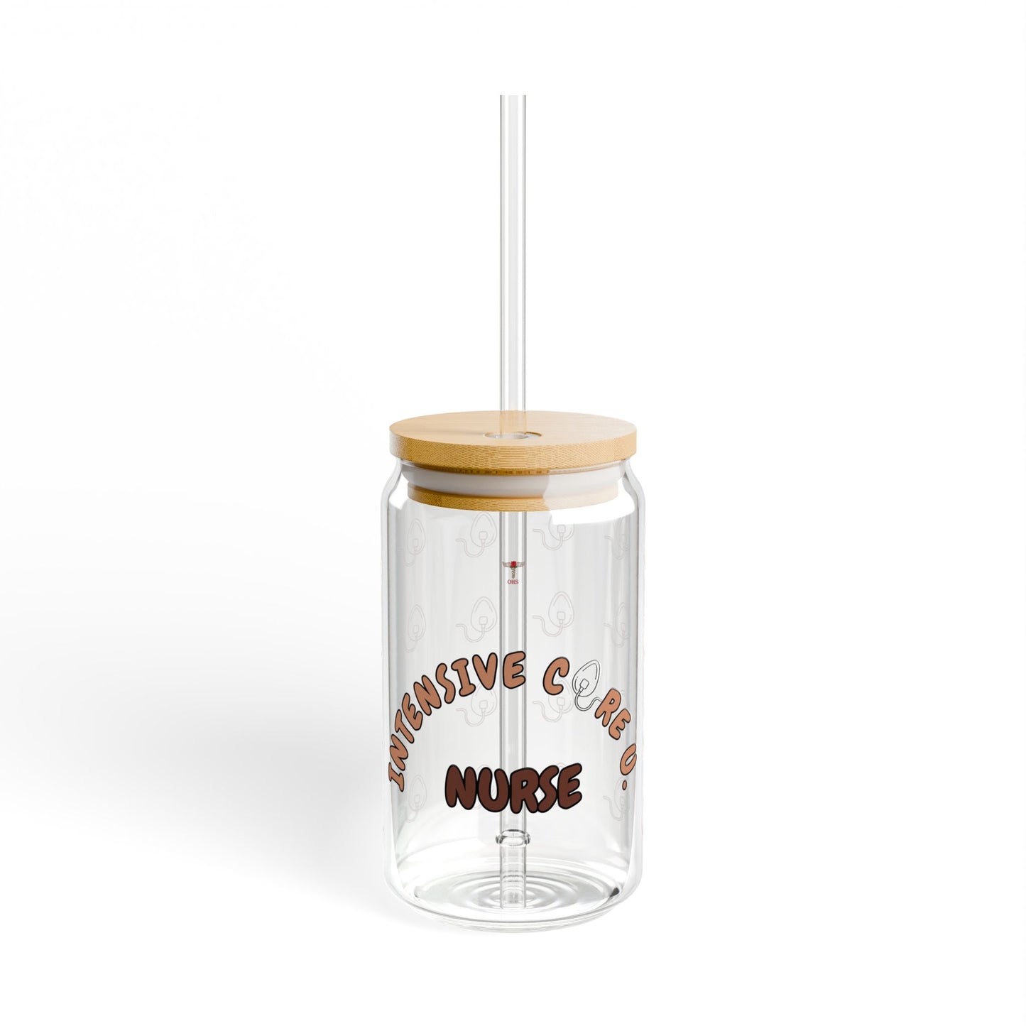 ICU Nurse Sipper Glass | Brown
