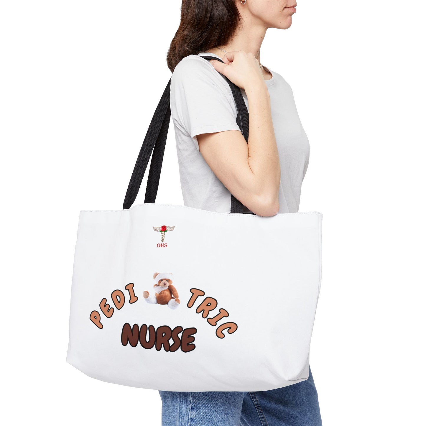 Pediatric Nurse Tote Bag | Brown