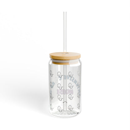 ICU Nurse Sipper Glass | Blue & Purple