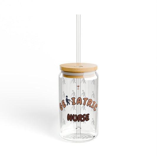 Geriatric Nurse Sipper Glass | Brown