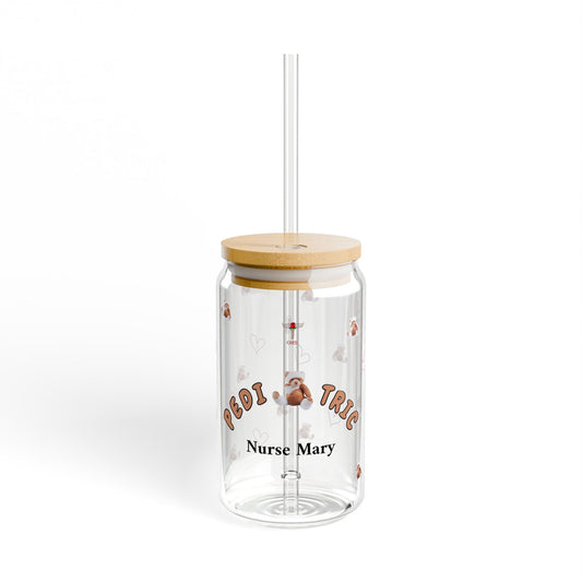 Pediatric Personalized Sipper Glass | Brown
