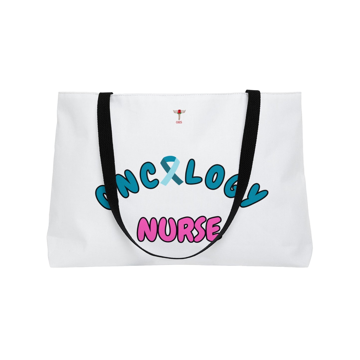 Oncology Nurse Tote Bag | Pink & Blue