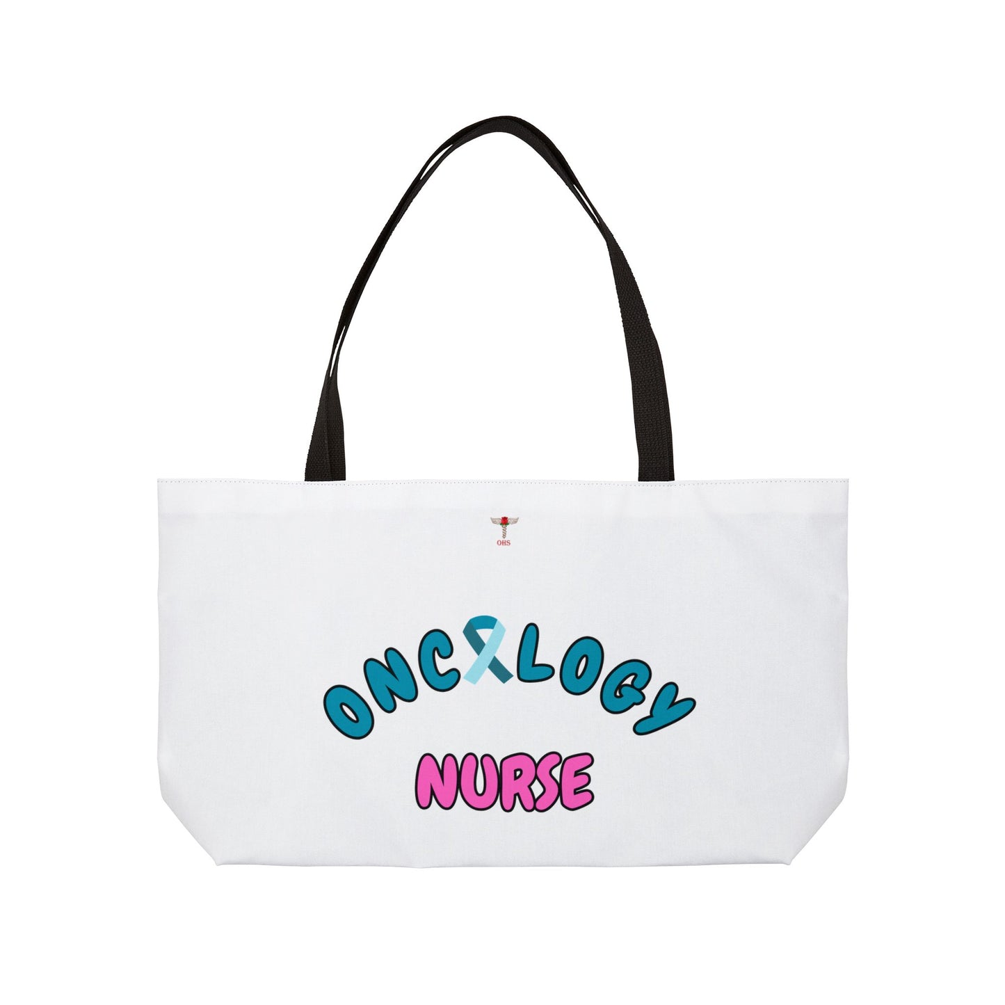 Oncology Nurse Tote Bag | Pink & Blue